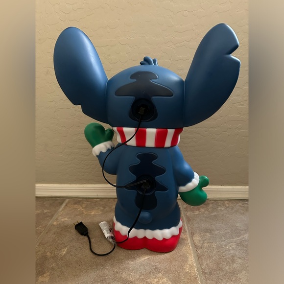 22” Disney Stitch Christmas blow mold yard decoration - Picture 4 of 8